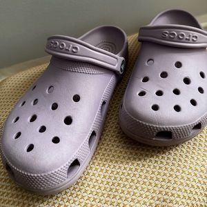 Lilac crocs
